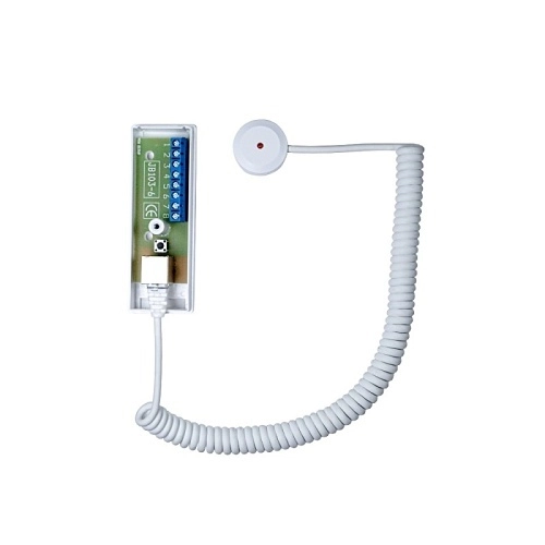 GD 470-SJ Alarmtech GD 470-SJ Détecteur de bris de glace pour verre feuilleté, collé, sortie relais, IP67, blanc